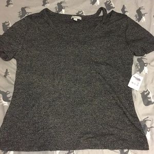 Xl ribbed shirt grey